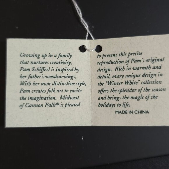 Rare NWT Pam Schifferl Winter White Santa Pinecone Sled Rabbit Christmas Ornamen - Picture 10 of 11